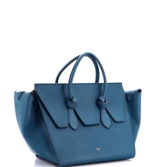 Celine Tie Knot Tote Grainy Leather #220099C11B - Picture 2 of 9